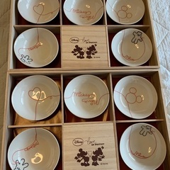 小鉢5個揃え2セット　ディズニー　ミッキー　ミニー　木箱入り