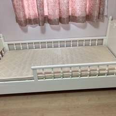 セミシングル　ベッド　アンティーク　姫系　ベッドフレームのみ