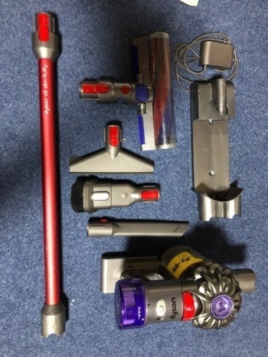 Dyson V8 Slim Fluffy サイクロン式コードレススティッククリ…