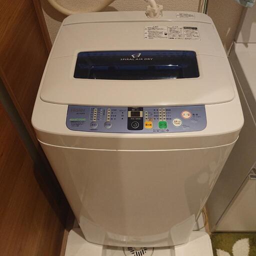 単身者用洗濯機です。