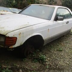 オールド＾メルセデス―ベンツ126-560SEC部品取り中古車ボ...