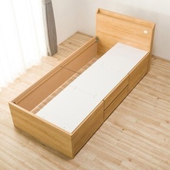 ニトリ　シングルベッドの画像