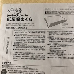 トゥルースリーパー  肌掛け布団2枚  低反発枕1個  本日10/22来られる方の画像