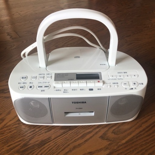【決まりました】TOSHIBA   CDラジオカセットレコーダー