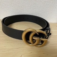 GUCCI  グッチ ベルトGG マーモントバックル  レザーの画像