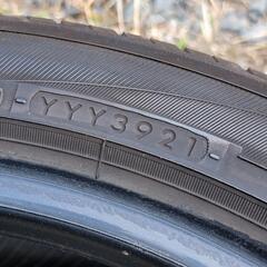 ■kj44■215/45R18  2021年製 ヨコハマタイヤ 日本製 タイヤ 2本セット kj44の画像