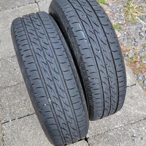 155/65R13  2017年製 ブリジストン 日本製 タイヤ 2本セット kj45