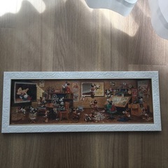 パズル完成品　ディズニー　額付き