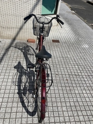 【26インチ自転車】変速なし　前カゴ、鍵新品❗️スペアキーあり　若林自転車　唐崎店　SALE中❗️
