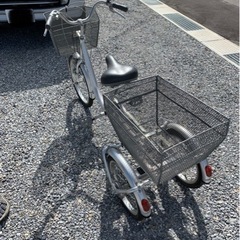 三輪車自転車　譲渡証付きの画像