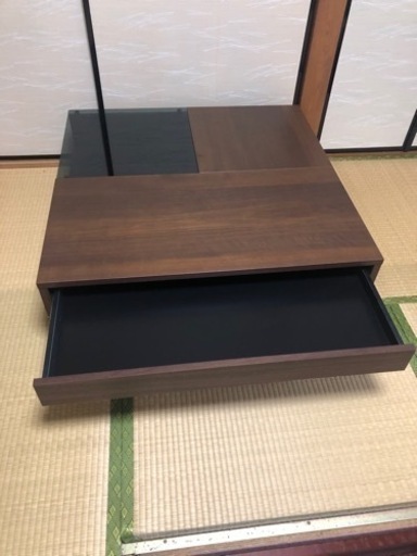 ローテーブル　引き出し