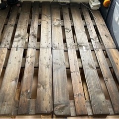 パレットベッド ワトコオイル塗布済み　約80×200cm 2セット