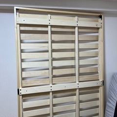 セミダブルベッドフレーム&マットレスの画像