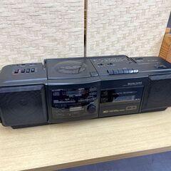 希少 SHARP CDラジカセ QT-45CD-BK コンパクトディスク ステレオ