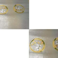 名古屋帯 正絹 未仕立て 幅35×長さ486㎝ グレー系 花柄 和装 着物 苫小牧西店の画像