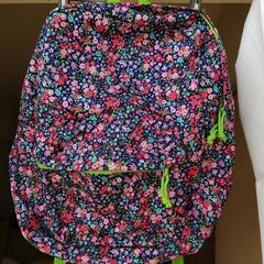 韓国花柄リュックの画像