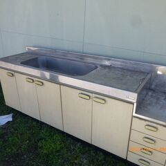 🔚【無料】キッチン流し台※早めの処分を希望です。