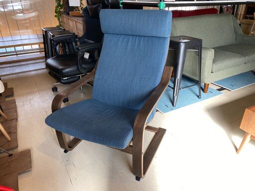 宇都宮でオシャレな家具を探すなら『オトワリバース！』IKEA イケア パーソナルチェア 椅子 ソファ 1人掛け ダークブラウン 中古品