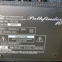● VOX、Pathfinder10、ギターアンプの画像