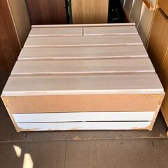 未使用訳あり 天然木桐材を使用したチェスト ホワイト 引出しスライドレール 桐タンス 洋服タンス 白 引き出し タンス 木製 衣類収納の画像