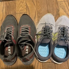 スニーカー　サイズ27.0(左)と27.5(右)の2足セット