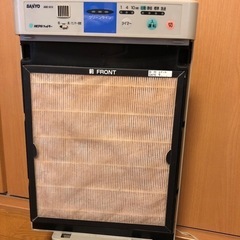 【あげます　10/19まで。引越し処分直前】空気清浄機　サンヨー　ABC-S12の画像