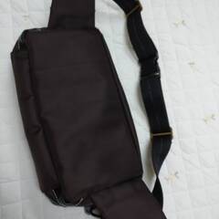 本革コンビ/ボディーバック　ウエストポーチの画像