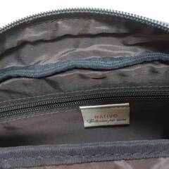 本革コンビ/ボディーバック　ウエストポーチの画像