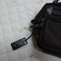 本革コンビ/ボディーバック　ウエストポーチの画像