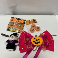 COBE COBEハロウィンぬいぐるみ、ハロウィンリボン、クリップ、けしごむの画像