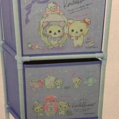 二段収納ボックスの画像