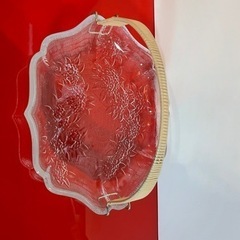 つる付きデザート皿　オシャレ！