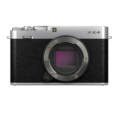 【新品・未使用】Fujifilm 富士フィルム ミラーレス 一眼レフカメラ X-E4 シルバー おしゃれなデザイン