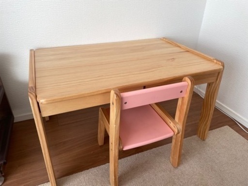 ノスタ　ラージデスク リトルチェア　yamatoya  大和屋　キッズデスク