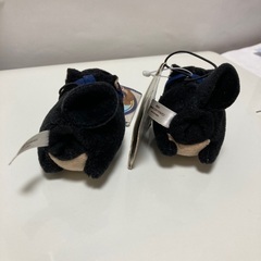 忠犬もちしば　ぴょーんゆびパぺクリーン(ごま2体)の画像