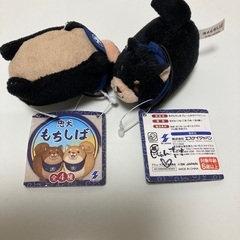 忠犬もちしば　ぴょーんゆびパぺクリーン(ごま2体)の画像