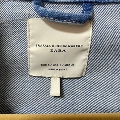 美品★ZARAデニムジャケットＳの画像