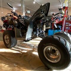 □ADLY ATV-50R アドリー 四輪バギー 50cc ブラック 1332km 実動! ロンスイ ATV バイク 札幌発★の画像
