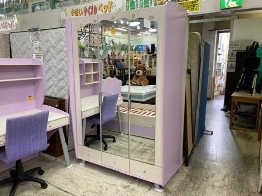 【愛品館 江戸川店 衣類収納】CiLEK（チレキ）3枚扉ワードローブ ID:155-019064-007