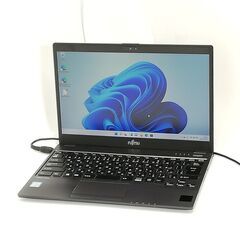 保証付 日本製 高速SSD 軽量 薄型 13.3型 ノートPC 富士通 U937/R 中古良品 第7世代Core i5 8GB 無線 Webカメラ Windows11 Office