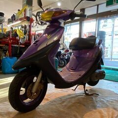 □YAMAHA SUPER JOG Z 3YK ヤマハ スーパー ジョグ ゼット パープル 4856km 50cc 実動! 原付 原チャリ スクーター バイク 札幌発★の画像