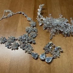 ウェディング・パーティ用アクセサリー3点セット