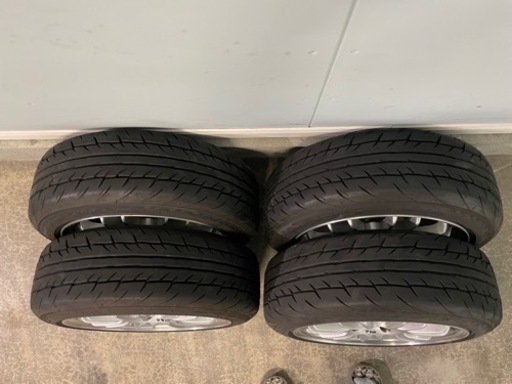 夏タイヤ15インチ 6.5J+45 バリ山165/55R15 ムーヴ　ミラ　タントなどに！