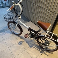 折りたたみ自転車　チャリの画像