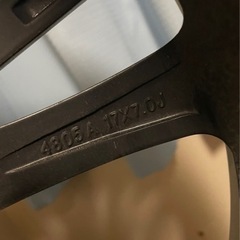 値下げアルミ付きタイヤ　17インチの画像