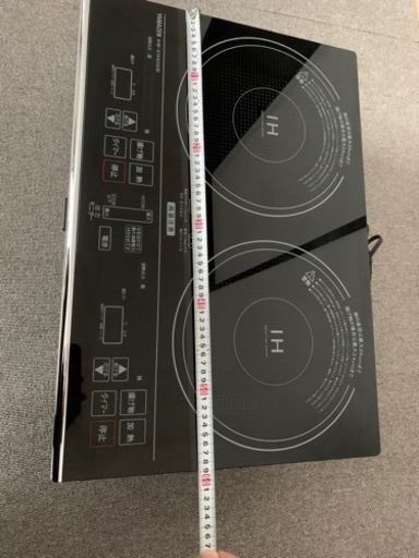 【最終値下げ‼️】YAMAZENの二口IHクッキングヒーター