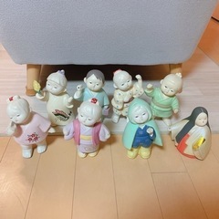 引き取り希望　陶器人形　日本人形　大量　セット販売 昭和レトロ ...