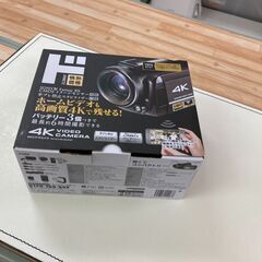 ４ｋビデオカメラ　新品未使用品　バッテリー3個付きの画像