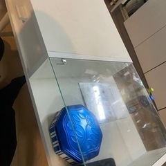 白 ローテーブル 引き出しつき