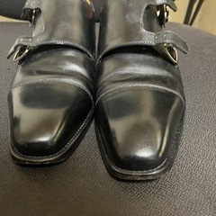 革靴 24.5c銀座ワシントン ダブルモンクの画像